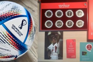 卡塔尔世界杯开赛 世界杯收藏纪念足球、纪念币销售额环比增长超100%